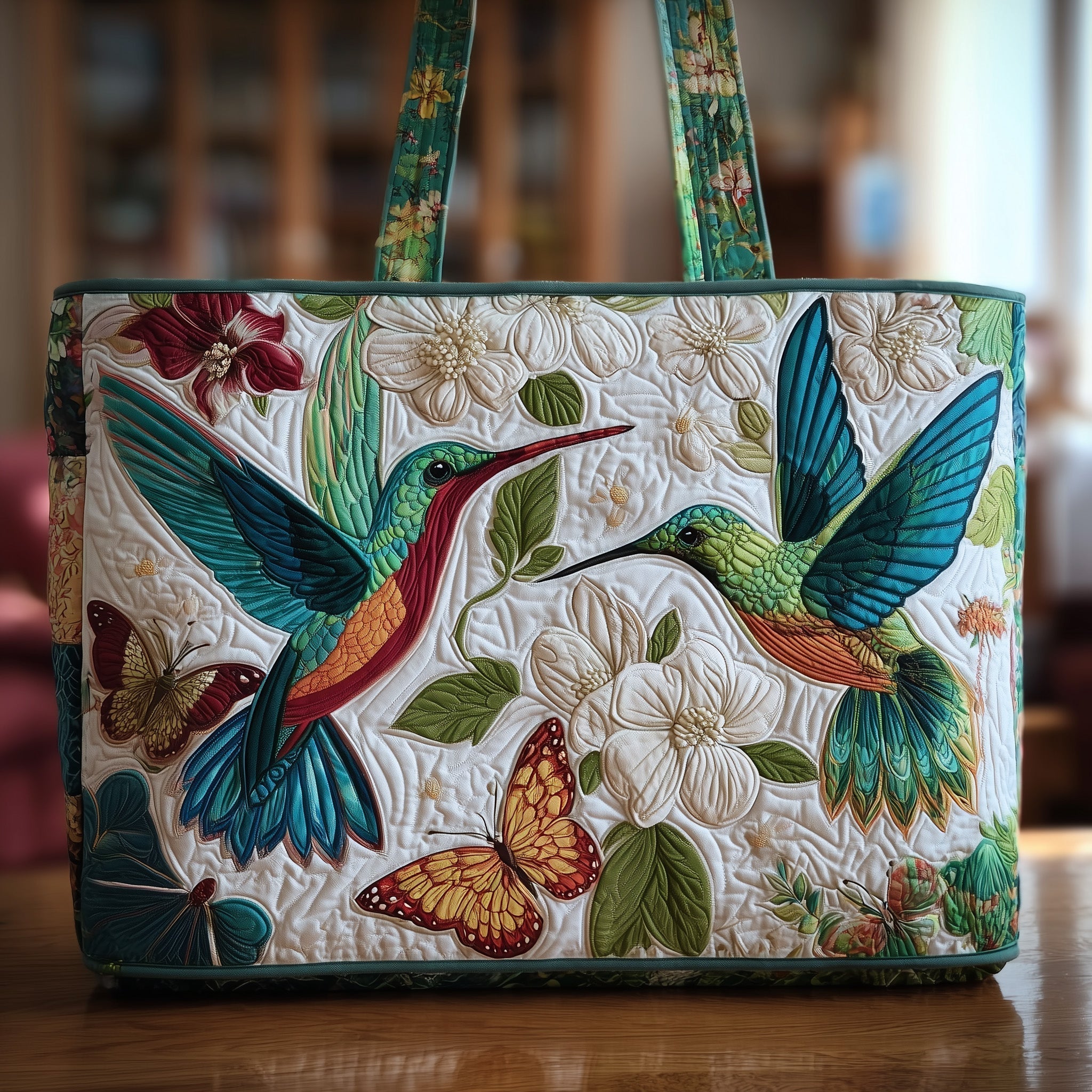 Hummingbird Quilted Tote Bag GFTOMA1782