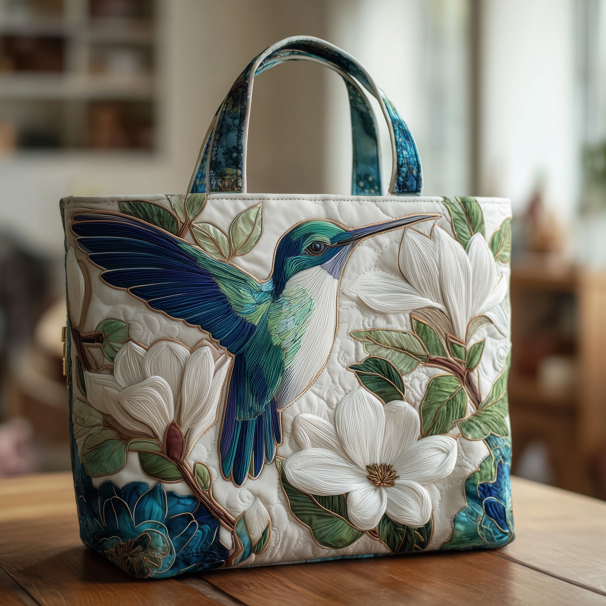 Hummingbird Quilted Tote Bag GFTOMA1788