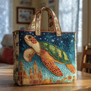 Turtle Quilted Tote Bag GFTOMA1804