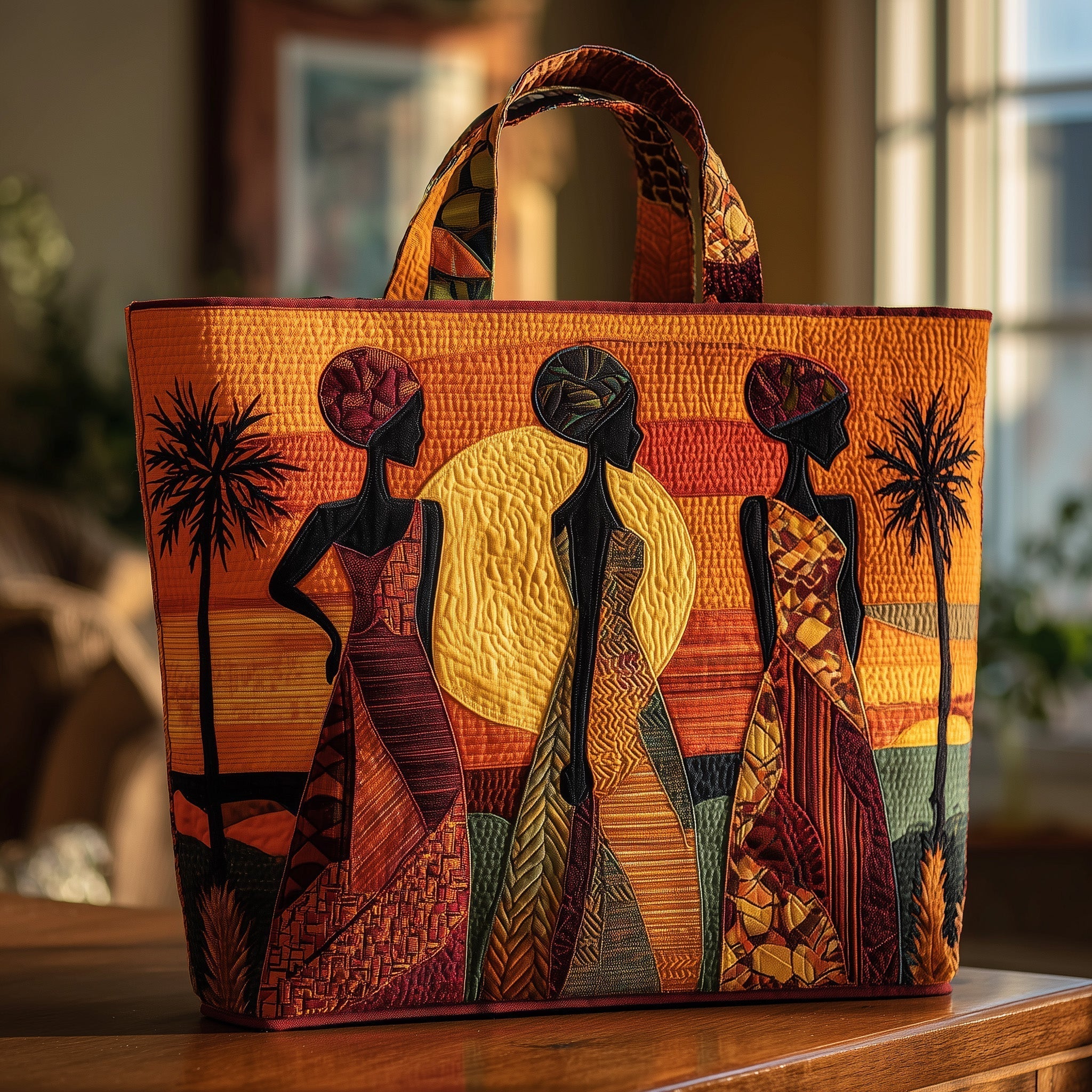 Melanin Quilted Tote Bag GFTOMA1837
