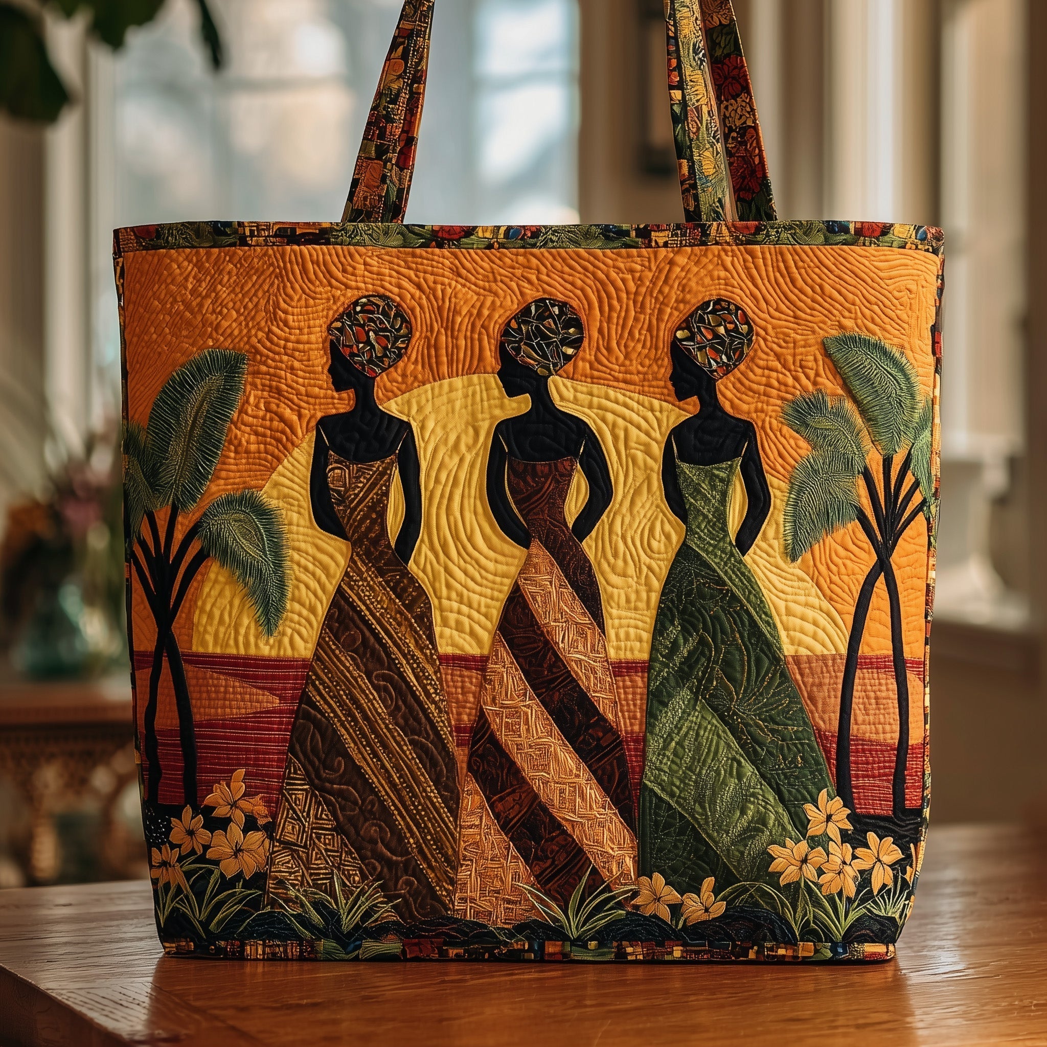 Melanin Quilted Tote Bag GFTOMA1840
