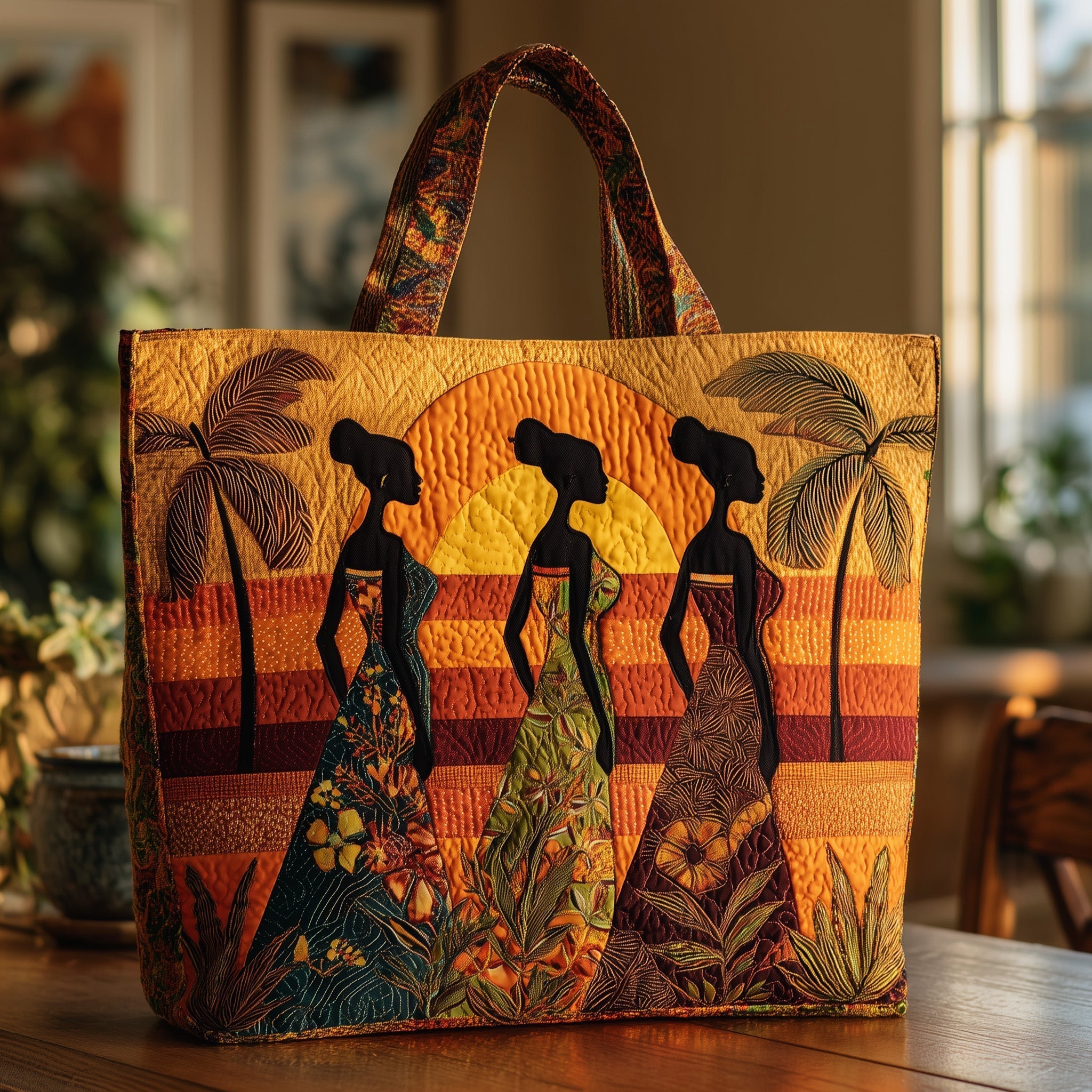 Melanin Quilted Tote Bag GFTOMA1841