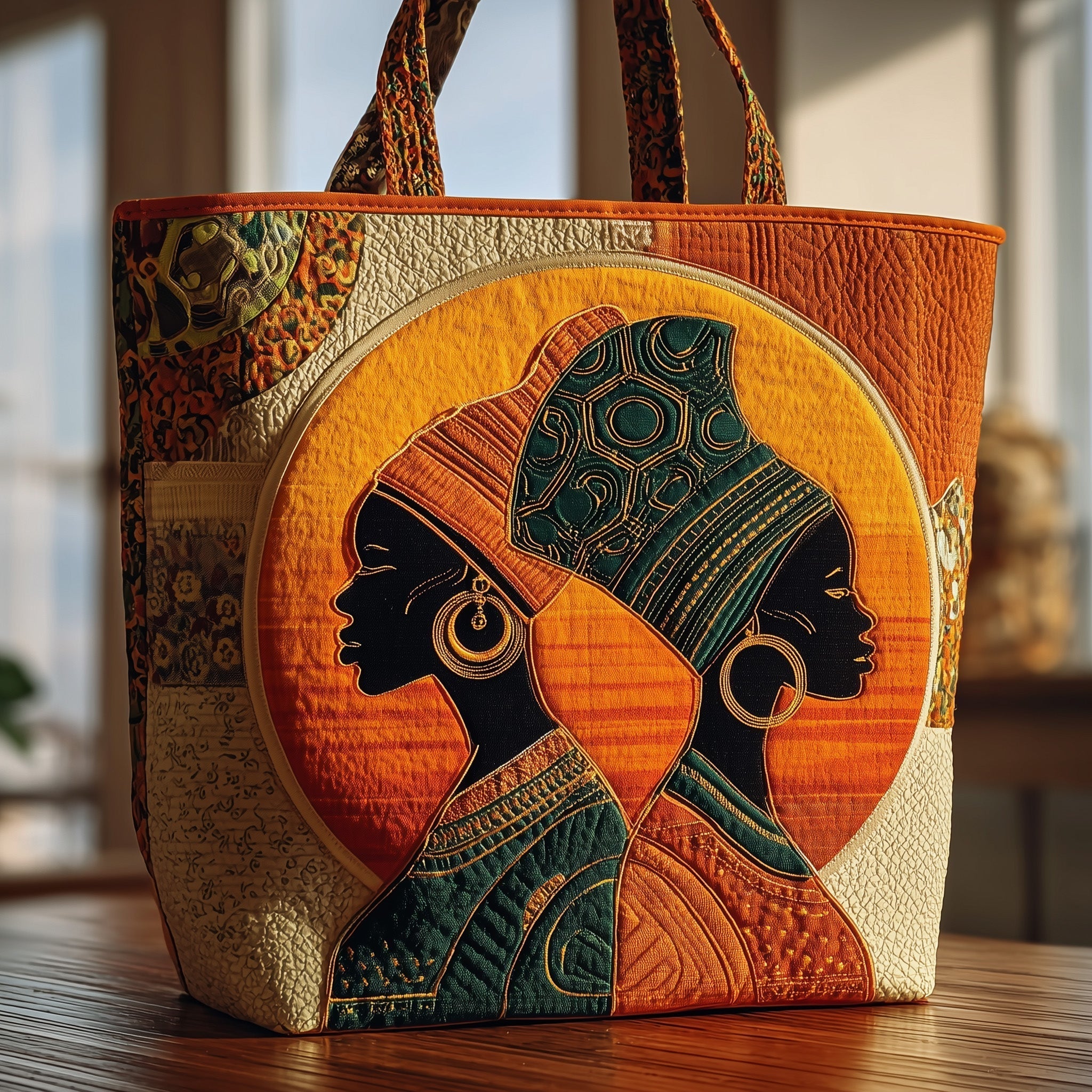 Melanin Quilted Tote Bag GFTOMA1843