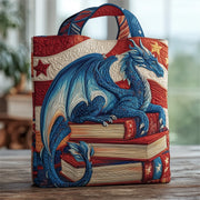 Patriotic Dragon Quilted Tote Bag GFTOMA1847