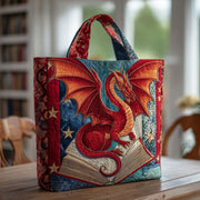 Patriotic Dragon Quilted Tote Bag GFTOMA1848