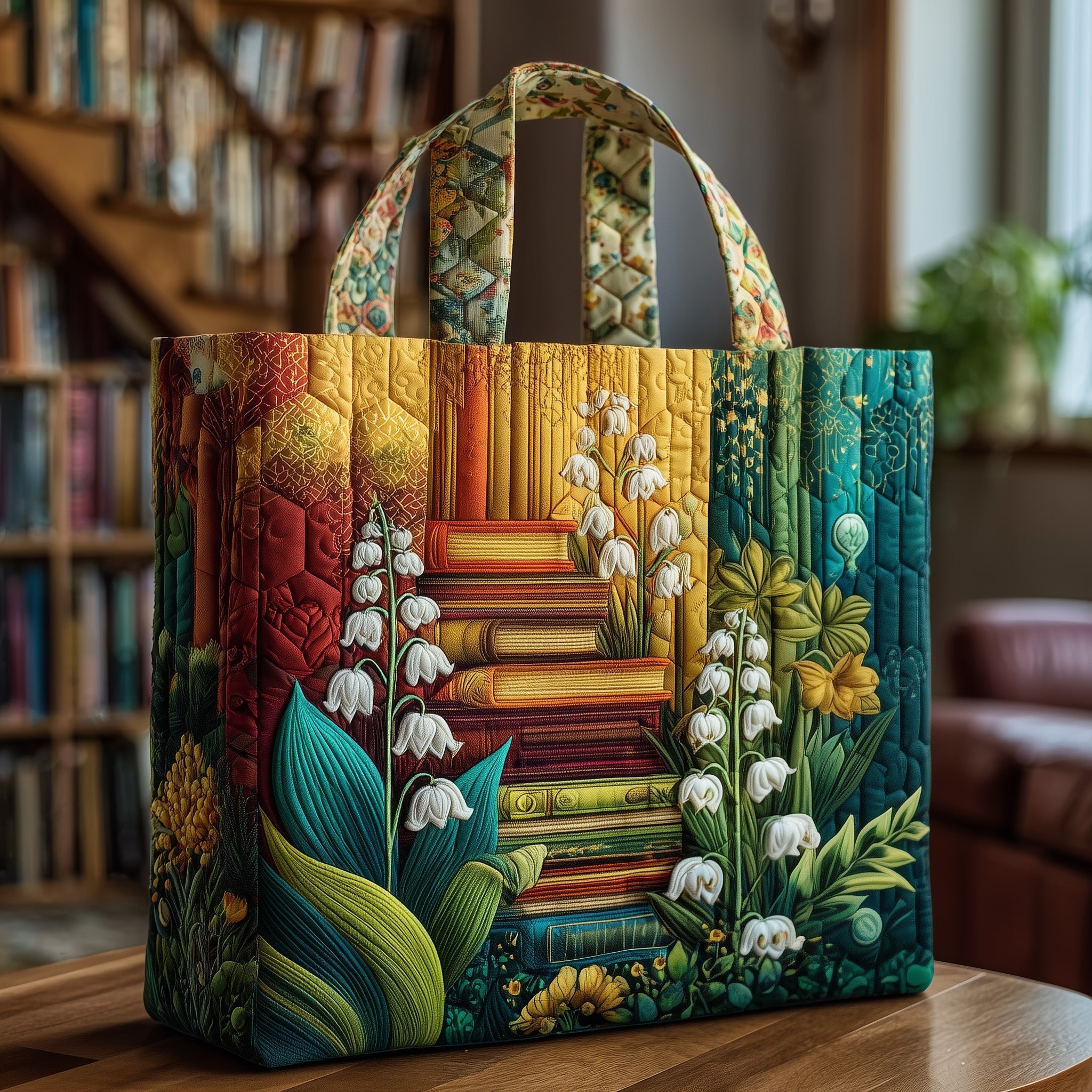 Lily Of The Valley Quilted Tote Bag GFTOMA1927