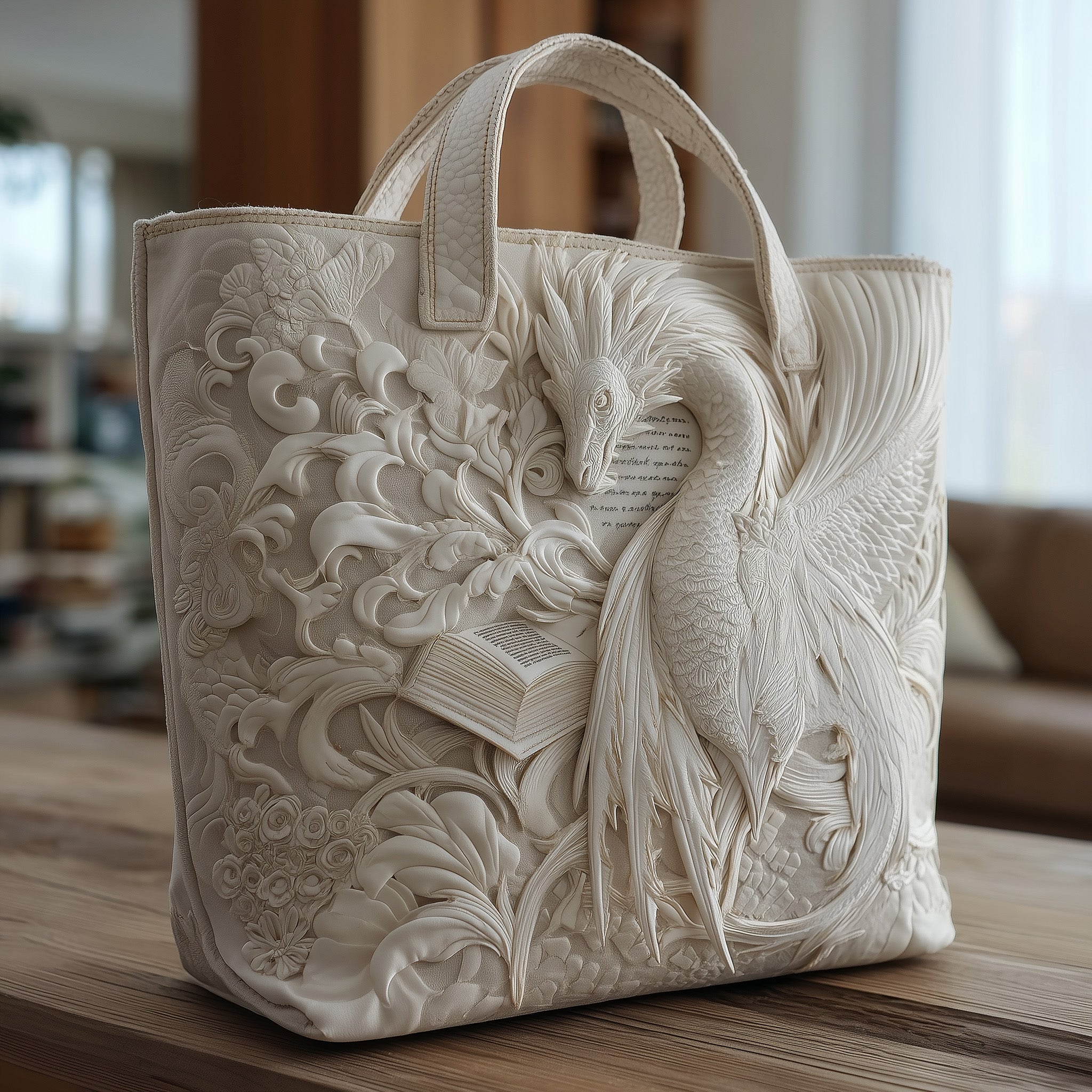 Dragon Quilted Tote Bag GFTOMA2013