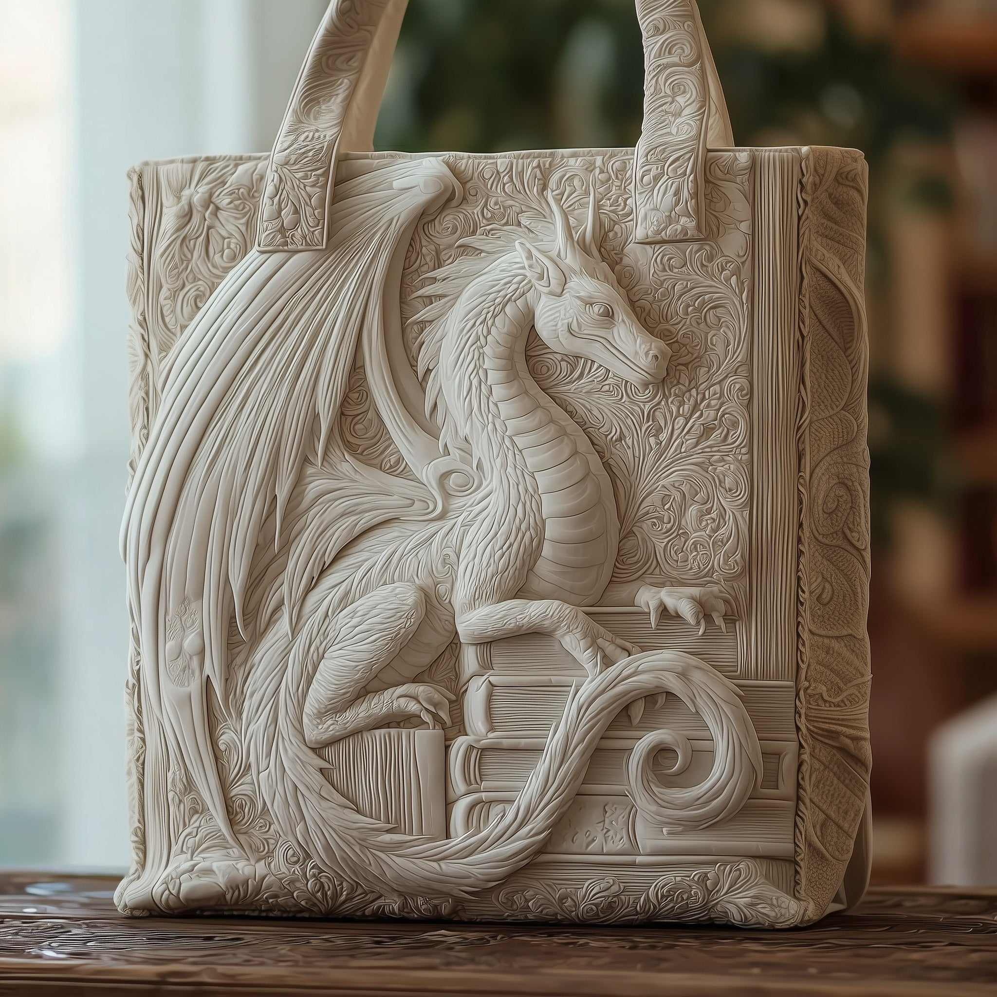 Dragon Quilted Tote Bag GFTOMA2014