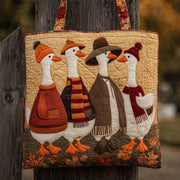 Just a Cozy Goose Quilted Tote Bag GFTOMA2289