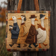 Just a Cozy Goose Quilted Tote Bag GFTOMA2292