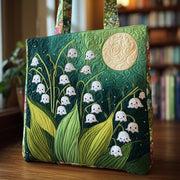 Ghost Lily Blooms Quilted Tote Bag GFTOMA2294