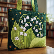 Ghost Lily Blooms Quilted Tote Bag GFTOMA2297