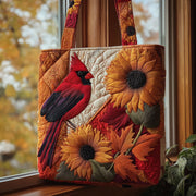Autumn Cardinals Quilted Tote Bag GFTOMA2374