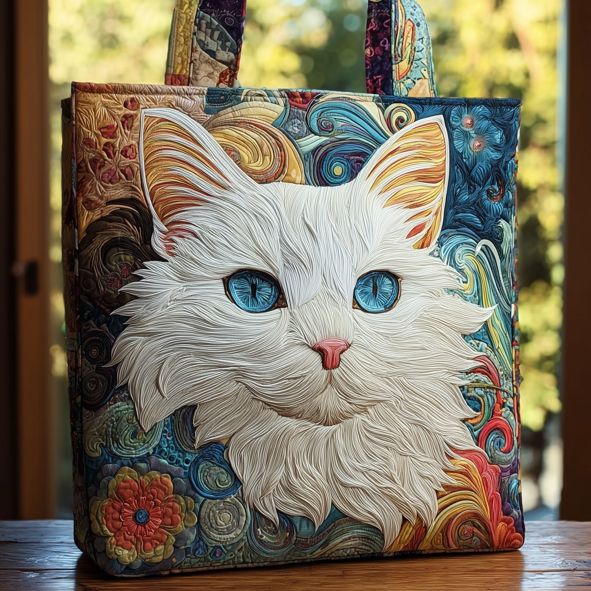 Mystic Cat Quilted Tote Bag GFTOMA2418