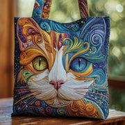Mystic Cat Quilted Tote Bag GFTOMA2421