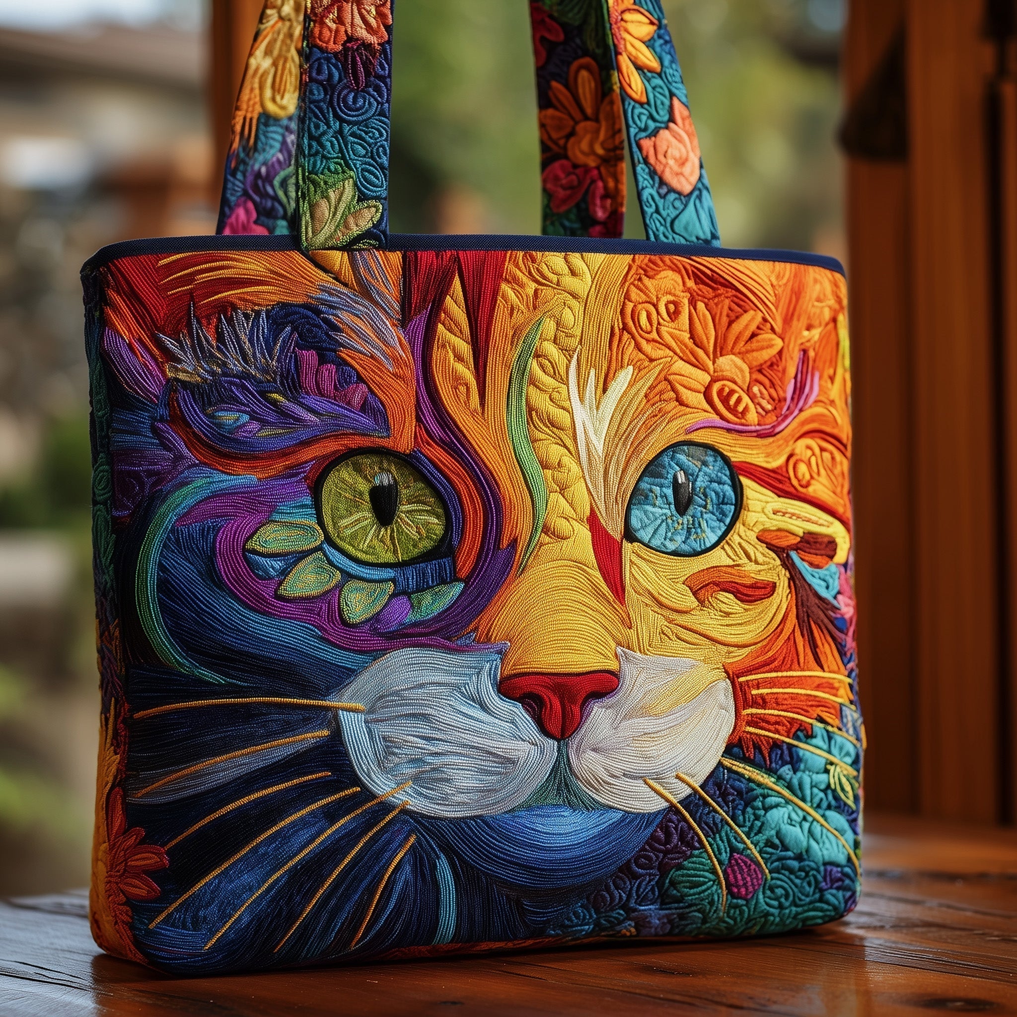 Mystic Cat Quilted Tote Bag GFTOMA2422