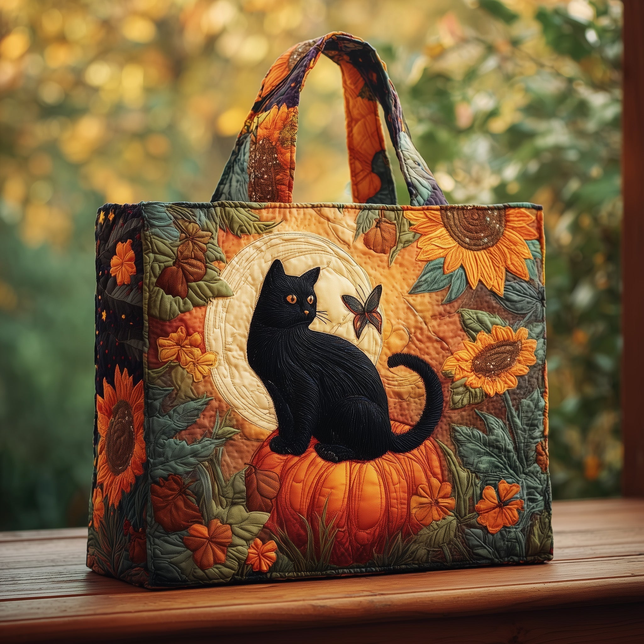 Cozy Cat Quilted Tote Bag GFTOMA2535