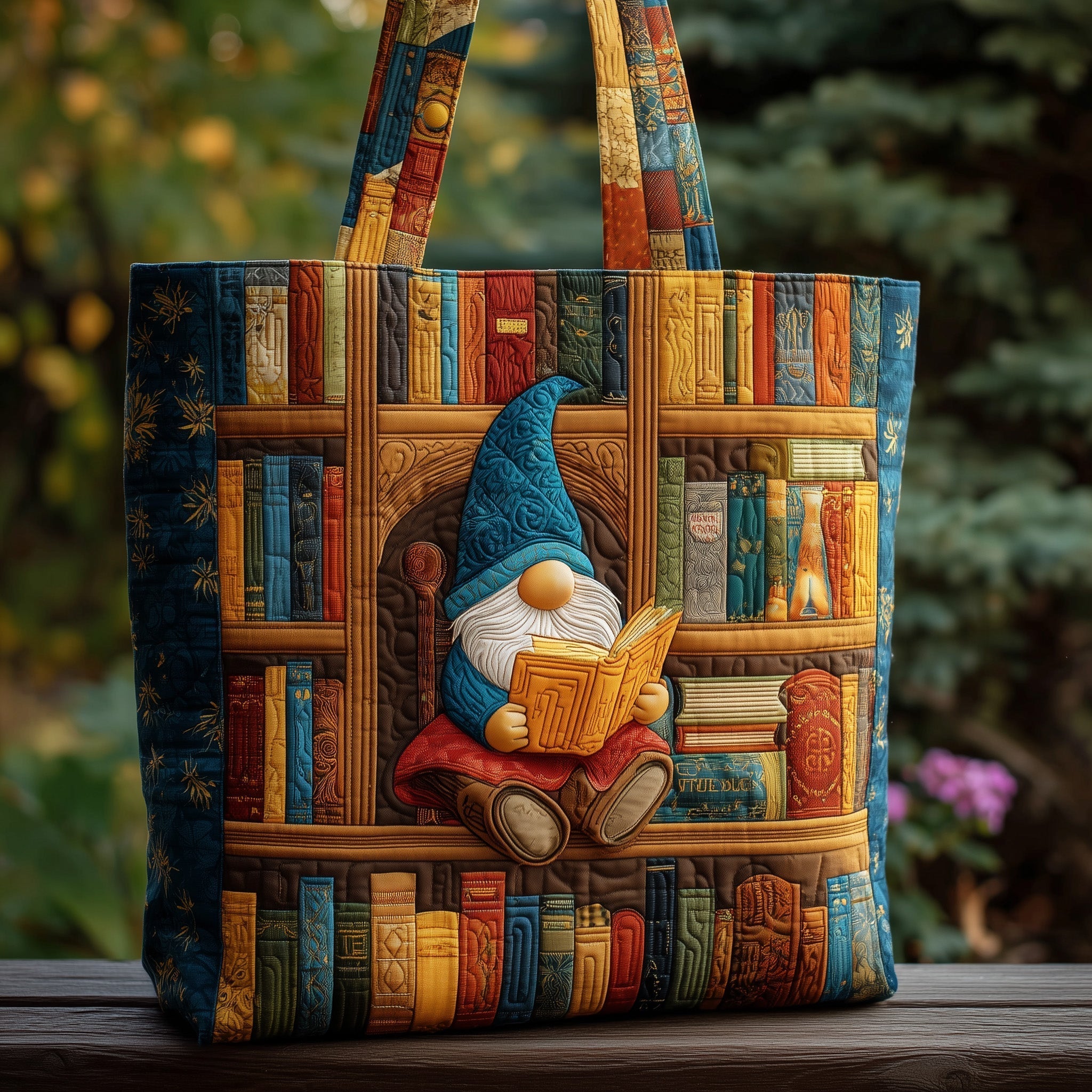 Cozy Book Quilted Tote Bag GFTOMA2576