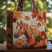 Mustang Leaf Quilted Tote Bag GFTOMA2627