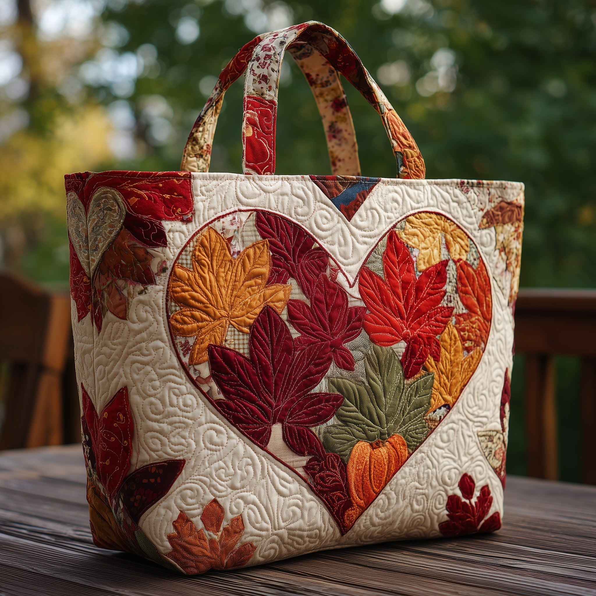 Fall in Love Quilted Tote Bag GFTOMA2648
