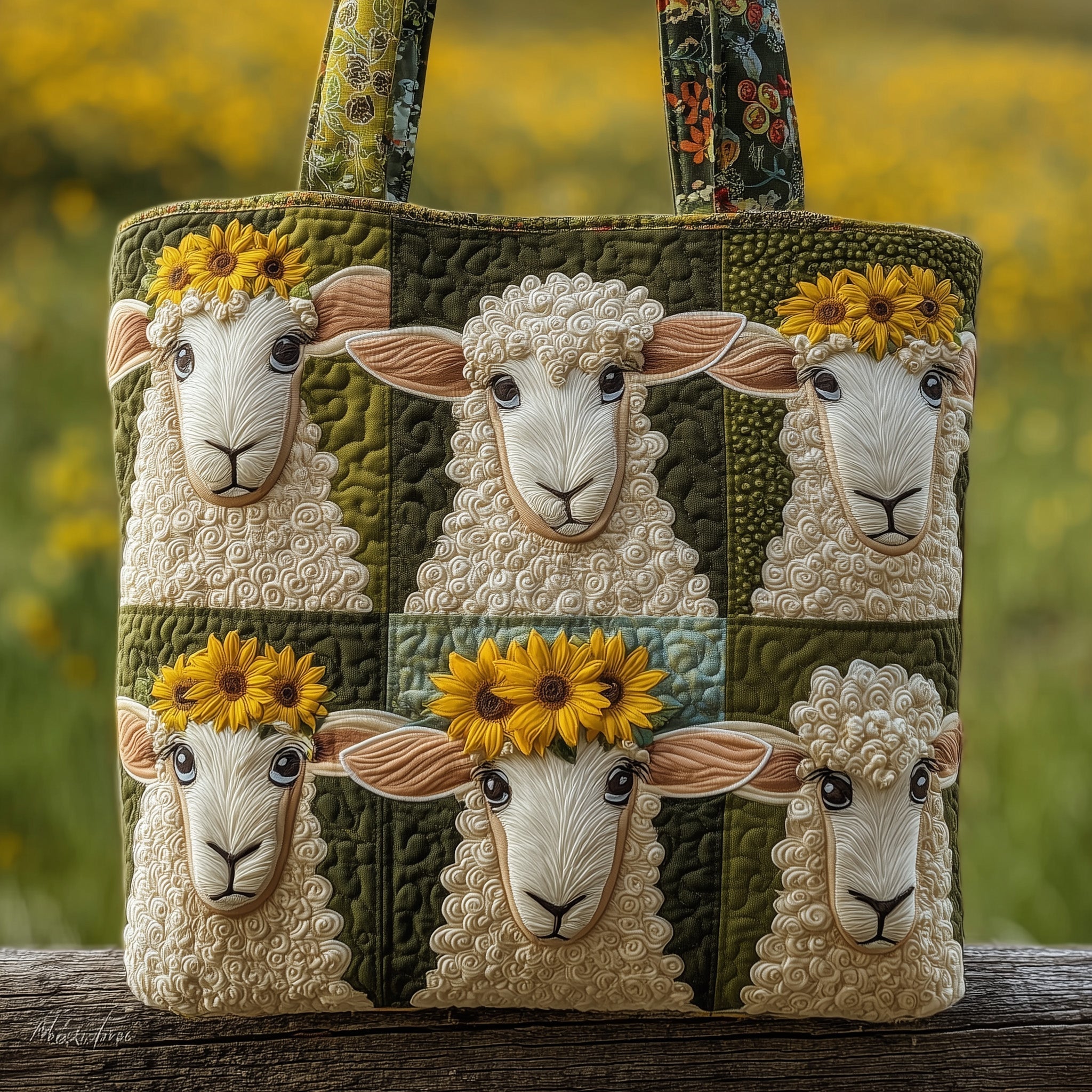 Sheep Quilted Tote Bag GFTOMA2707