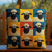 Whimsical Sheep Quilted Tote Bag GFTOMA2717