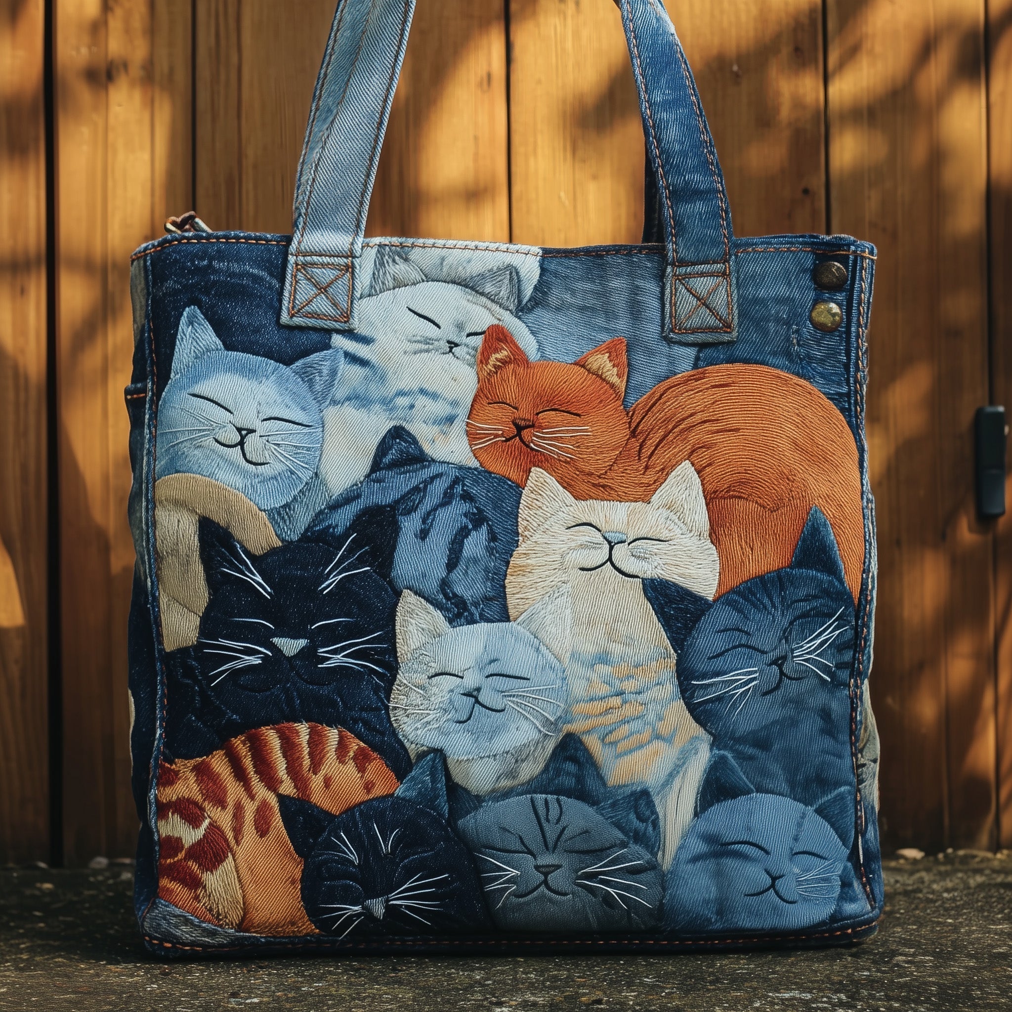 Cat Quilted Tote Bag GFTOMA2723