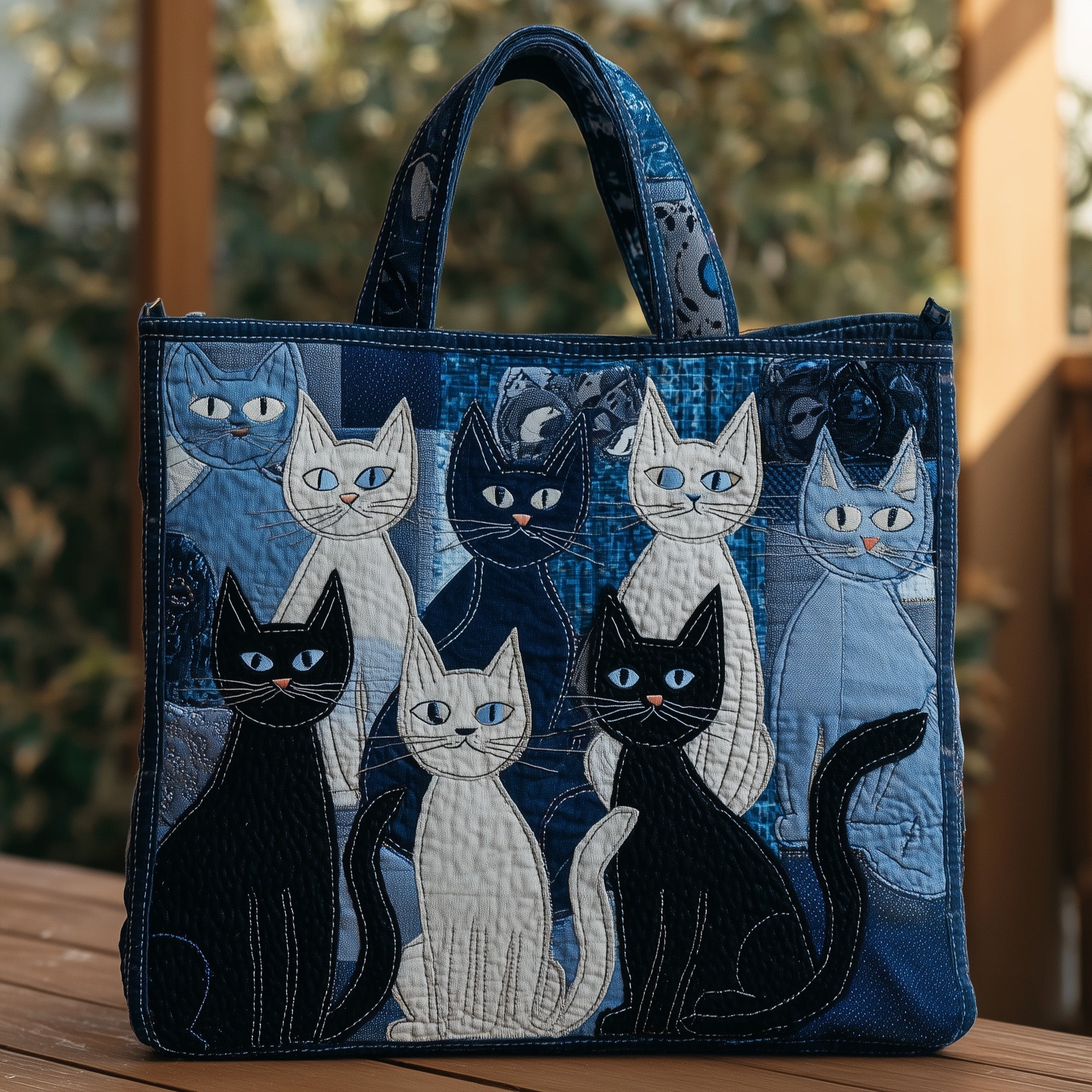Cat Quilted Tote Bag GFTOMA2724