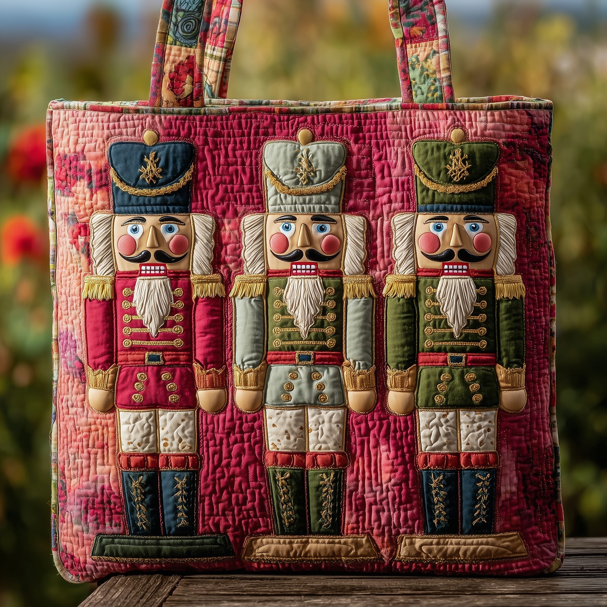 Nutcracker Guard Quilted Tote Bag GFTOMA2765