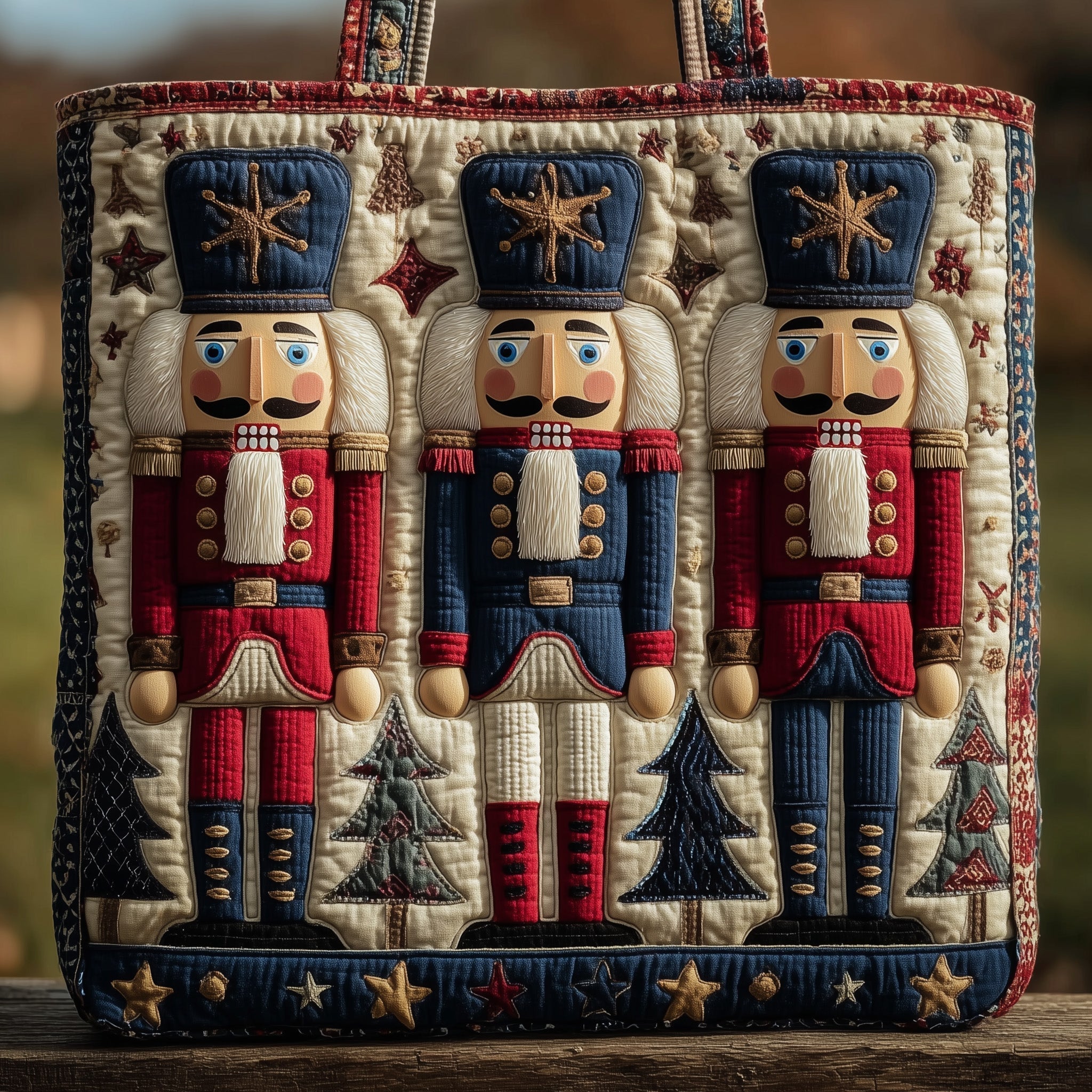 Nutcracker Guard Quilted Tote Bag GFTOMA2766
