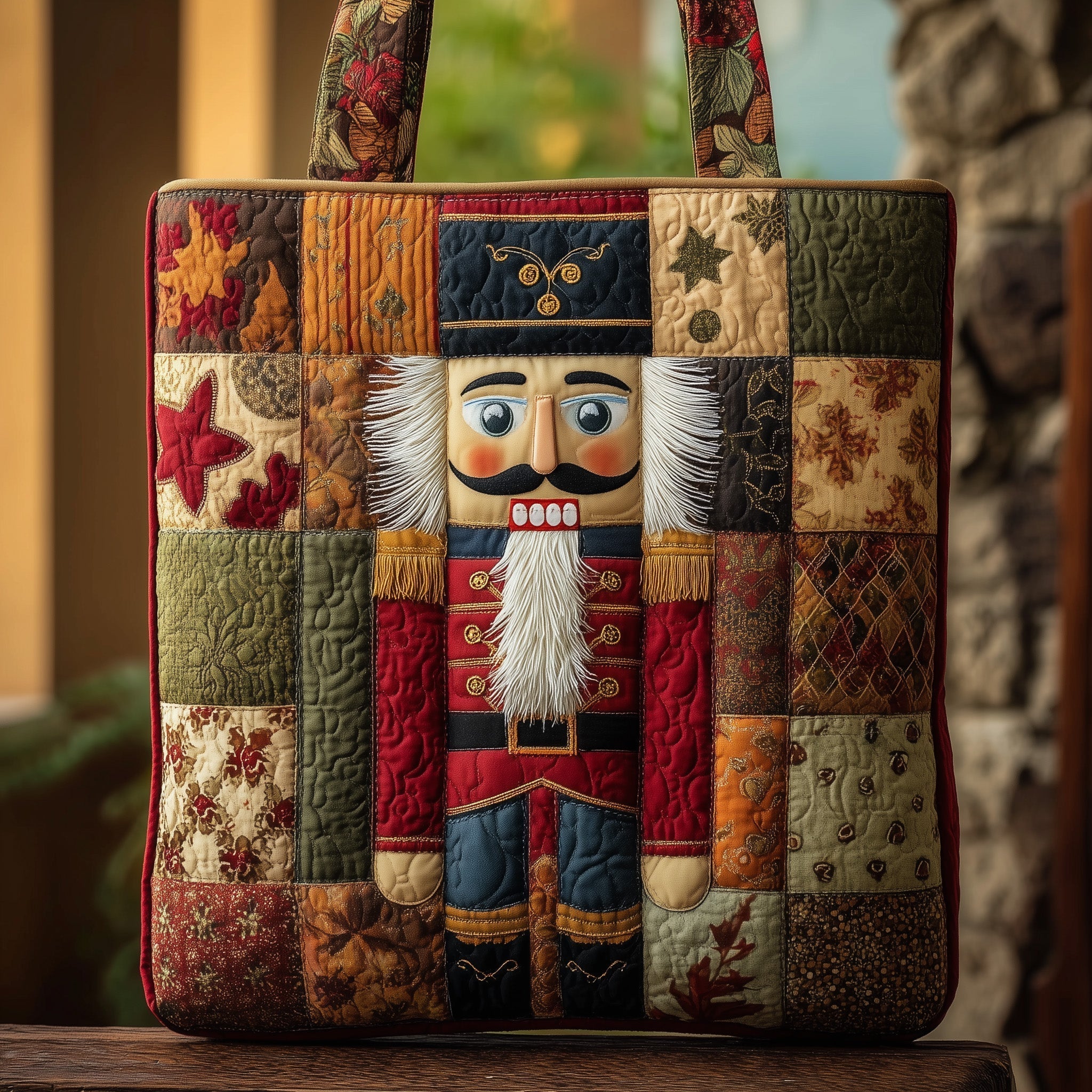 Nutcracker Guard Quilted Tote Bag GFTOMA2769
