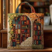 Fall Book Haven Quilted Tote Bag GFTOMA2789