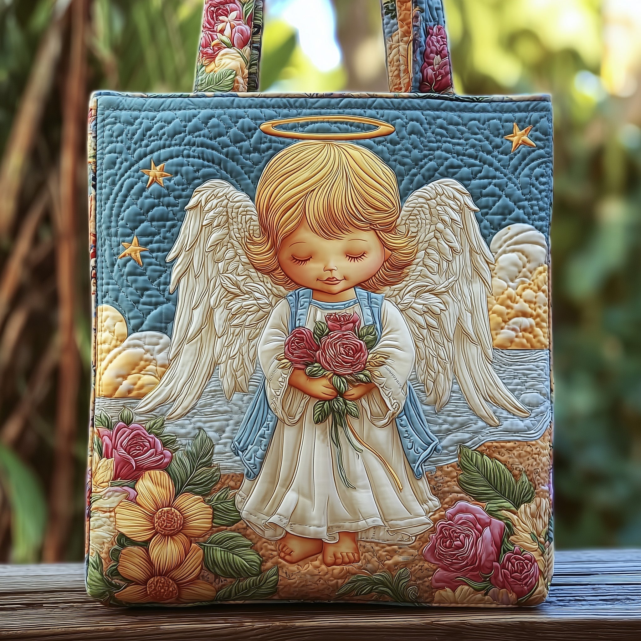 Heavenly Angels Quilted Tote Bag GFTOMA2797