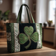 Irish Shamrock Quilted Tote Bag GFTOMA2845