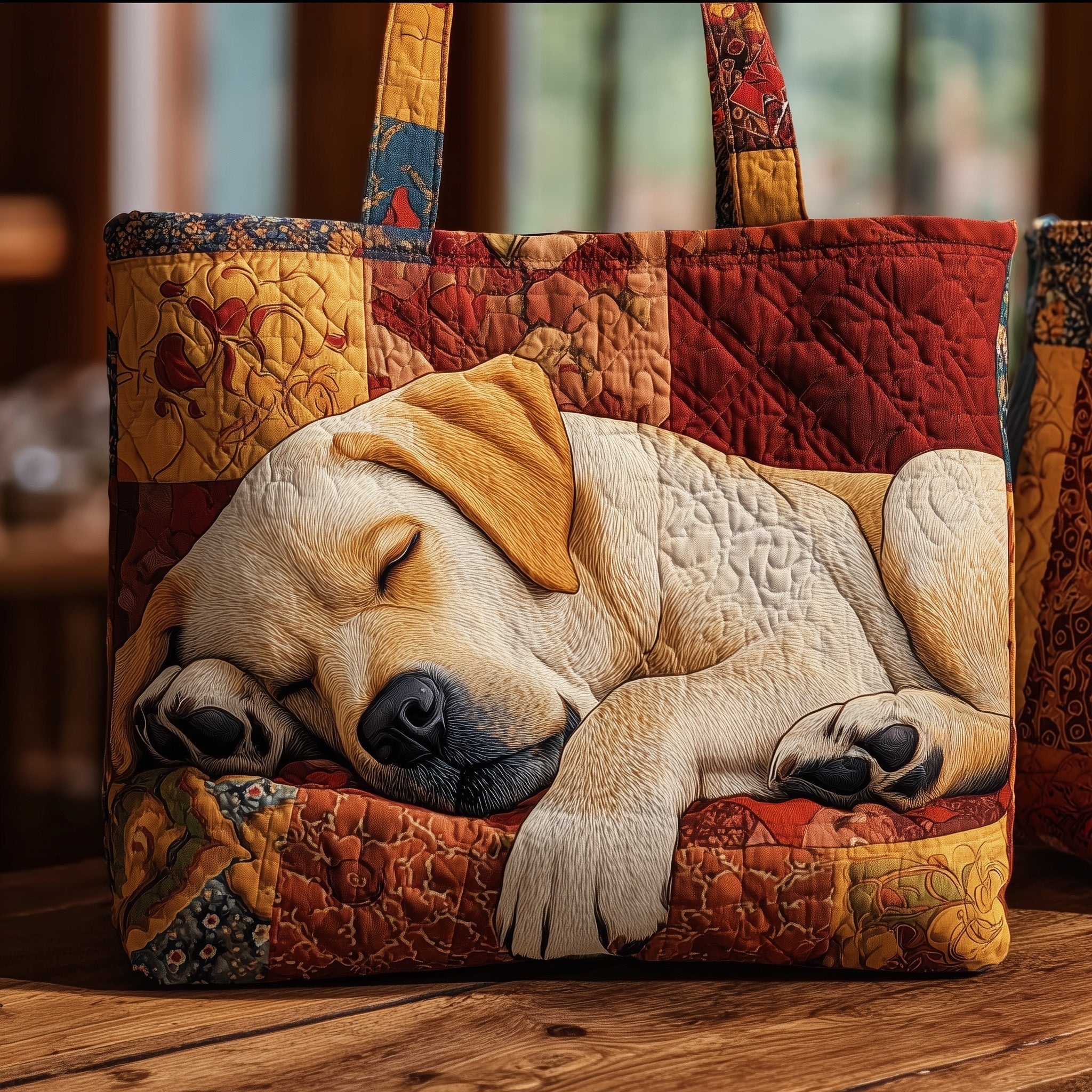 Labrador Quilted Tote Bag GFTOMA3459
