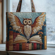 Owl Book Quilted Tote Bag GFTOMA3510