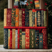 Floral Bookish Quilted Tote Bag GFTOMA3587