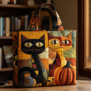 Autumn Cat Quilted Tote Bag GFTOMA3656