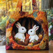 Autumn Bunnies Quilted Tote Bag GFTOMA4444