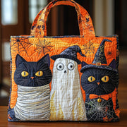 Whimsical Cat Quilted Tote Bag GFTOMA4496