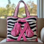 Pink Pride Quilted Tote Bag GFTOMA4635