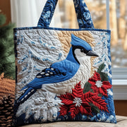 Yuletide Birds Quilted Tote Bag GFTOMA5089