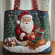 Jolly Santa Quilted Tote Bag GFTOMA5126