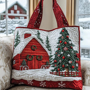 Evergreen Charm Quilted Tote Bag GFTOMA5156