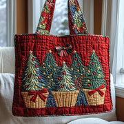 Evergreen Charm Quilted Tote Bag GFTOMA5158