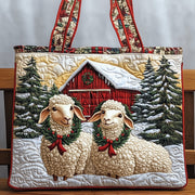 Farmhouse Sheep Quilted Tote Bag GFTOMA5276