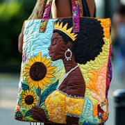 Melanin Queen Quilted Tote Bag GFTONL4589