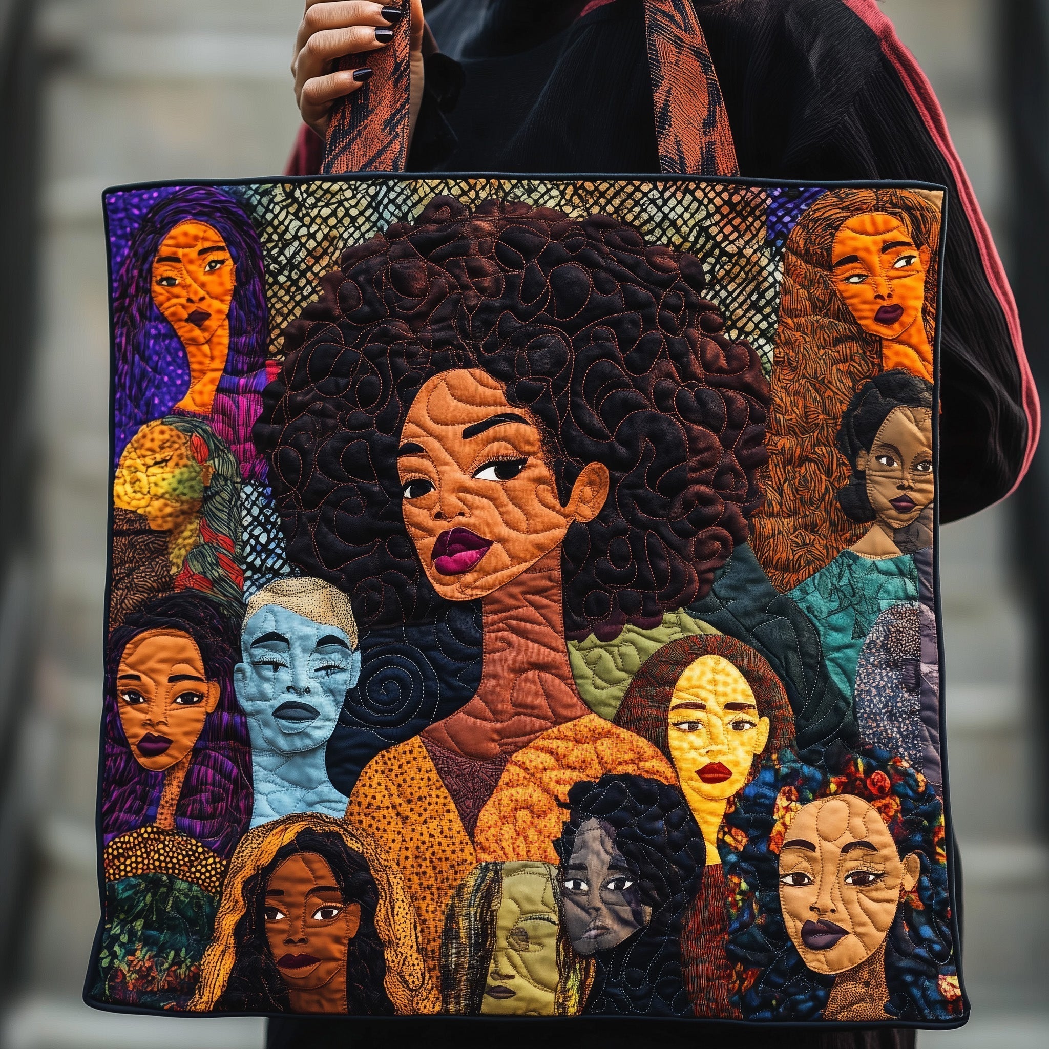 Melanin Magic  Quilted Tote Bag GFTONL4602