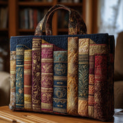 Vintage Bookworm Quilted Tote Bag GFTONL5218
