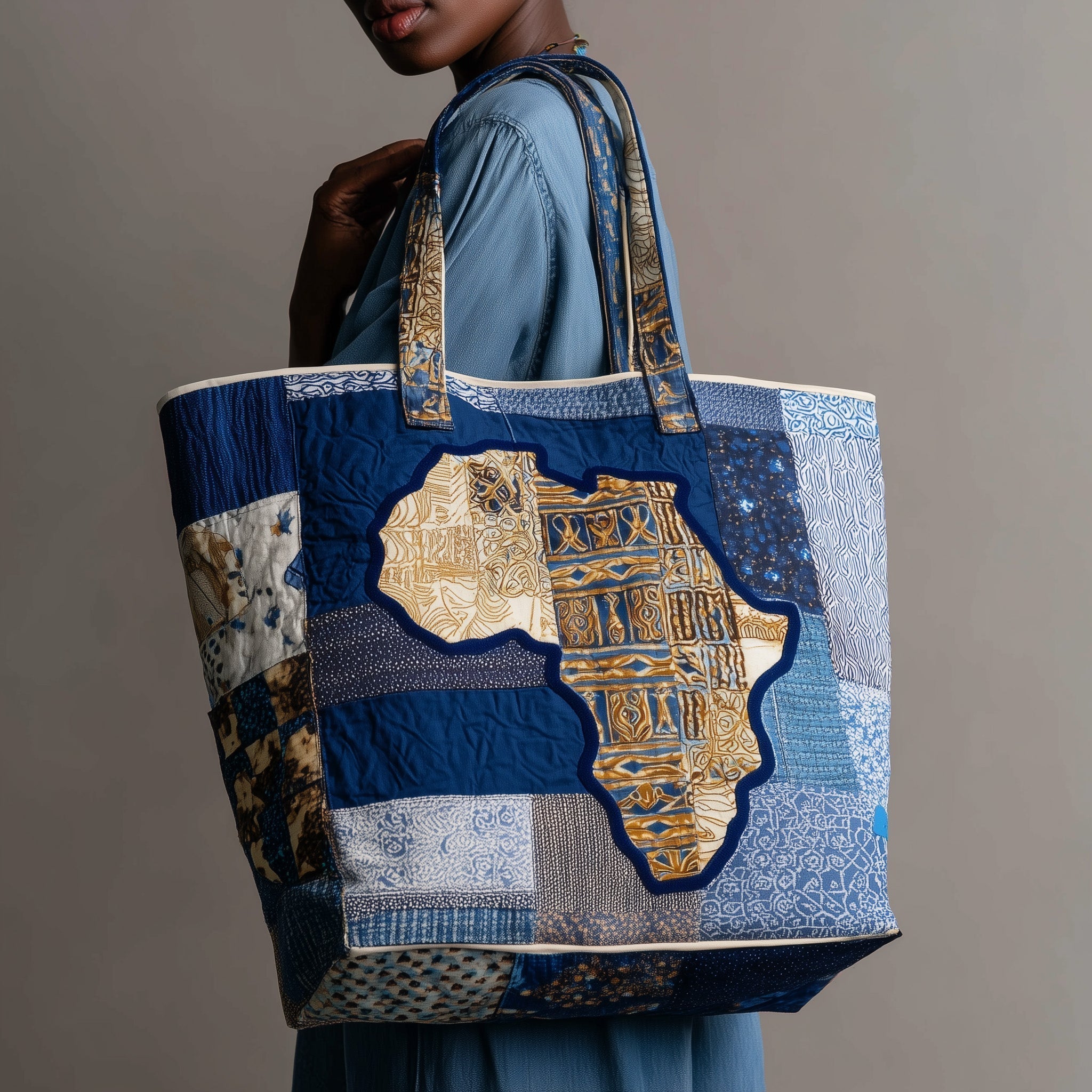 African Dream Quilted Tote Bag GFTONL5325
